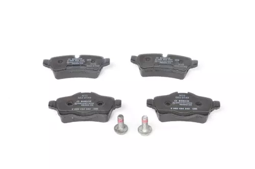 BOSCH Brake Pad Set, disc brake (0 986 494 242)