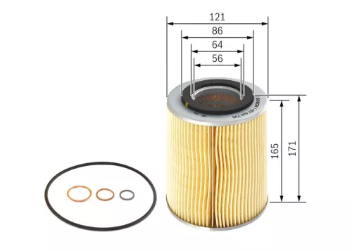 BOSCH Oil Filter (1457429735)