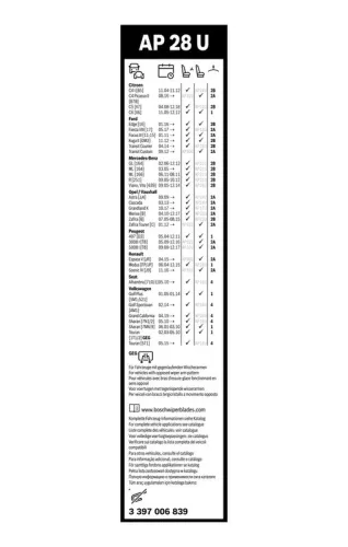 BOSCH Wiper Blade (3 397 006 839)