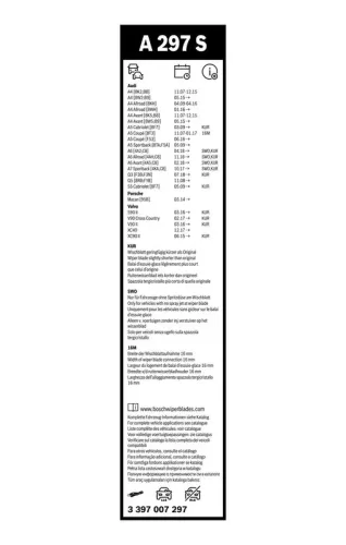 BOSCH Wiper Blade (3397007297)