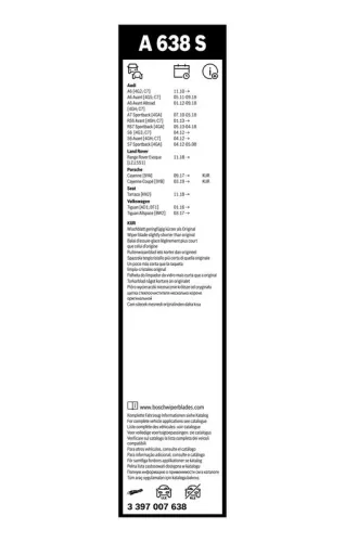 BOSCH Wiper Blade (3397007638)