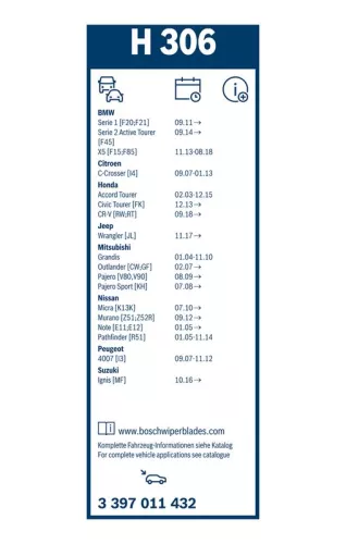 BOSCH Wiper Blade (3397011432)