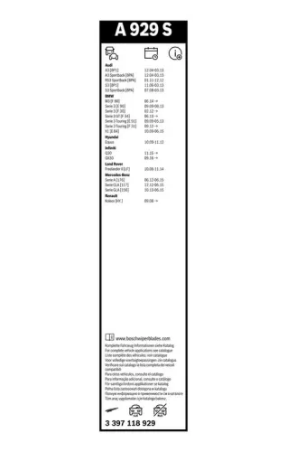 BOSCH Wiper Blade (3397118929)