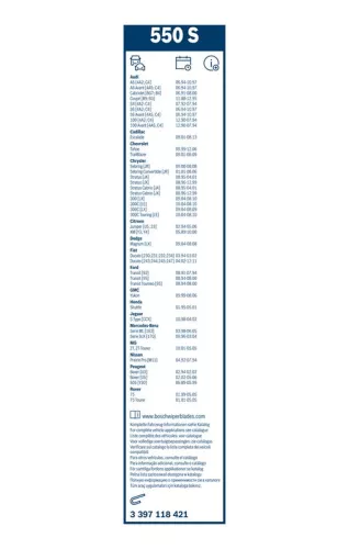 BOSCH Wiper Blade (3397118421)