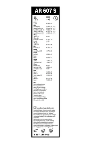 BOSCH Wiper Blade (3397118909)