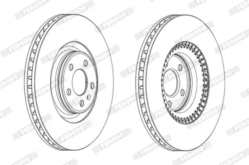 FERODO Brake Disc (DDF1987C-1)