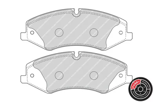 FERODO Brake Pad Set, disc brake (FDB4104)