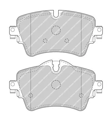 FERODO Brake Pad Set, disc brake (FDB4945)