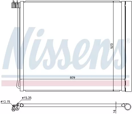 NISSENS Condenser, air conditioning (940339)