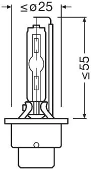 OSRAM Bulb, headlight (66240)