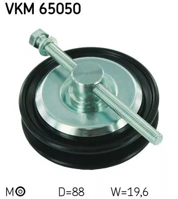SKF Tensioner Pulley, V-belt (VKM65050)