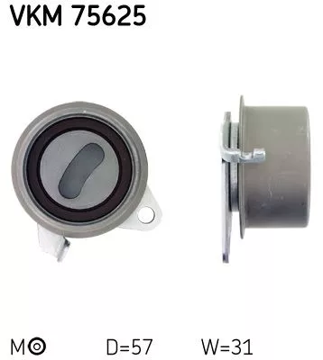 SKF Tensioner Pulley, timing belt (VKM75625)