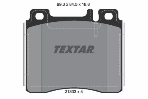 TEXTAR Brake Pad Set, disc brake (2130304)