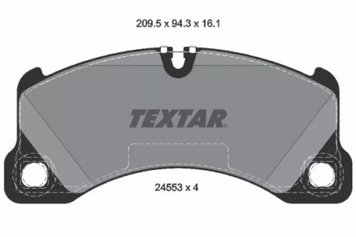 TEXTAR Brake Pad Set, disc brake (2455301)