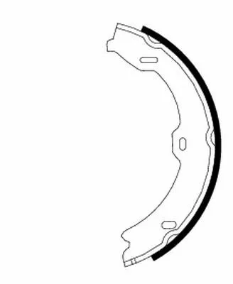 TEXTAR Brake Shoe Set, parking brake (91067000)