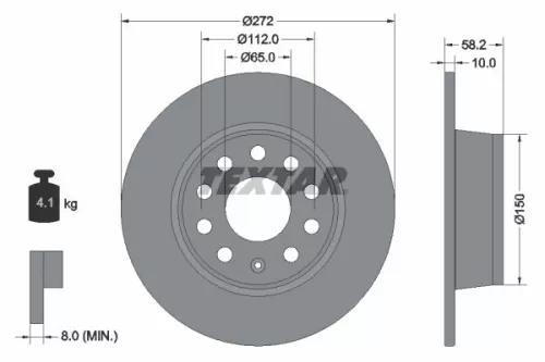 TEXTAR Brake Disc (92300003)
