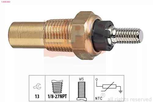 EPS Sensor, coolant temperature (1-830-082)
