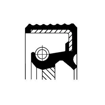 CORTECO Shaft Seal, crankshaft (19030094B)