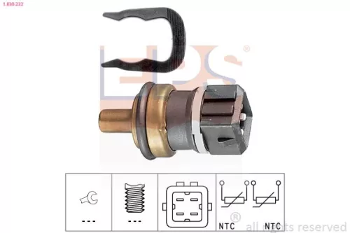 Sensor, coolant temperature