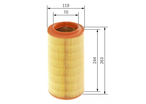 BOSCH Air Filter (1457433538)