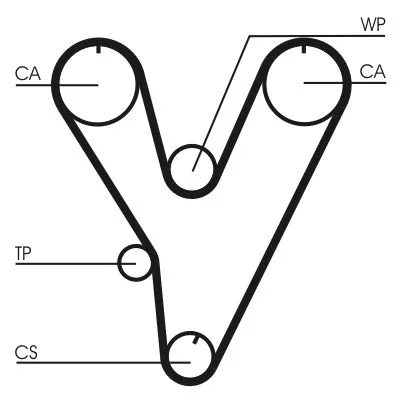 CONTINENTAL CTAM Timing Belt (CT805)