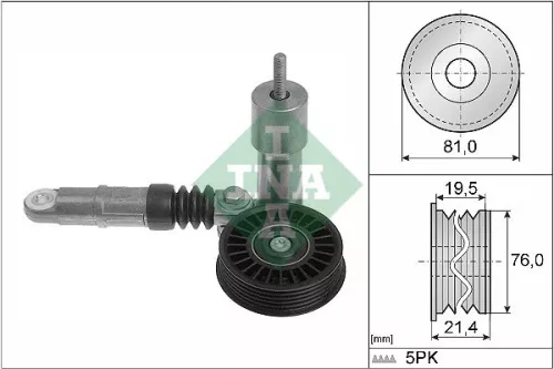 Schaeffler INA Belt Tensioner, V-ribbed belt (534001410)