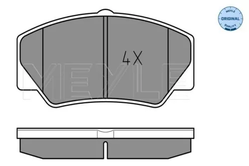 MEYLE Brake Pad Set, disc brake (0252114117)