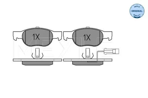 MEYLE Brake Pad Set, disc brake (0252193017/W)