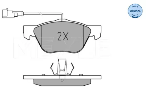 MEYLE Brake Pad Set, disc brake (0252163619/W)