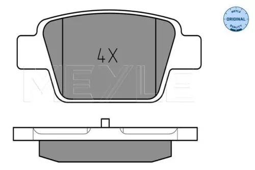 MEYLE Brake Pad Set, disc brake (0252371415)