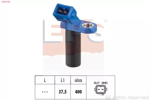 Sensor, crankshaft pulse