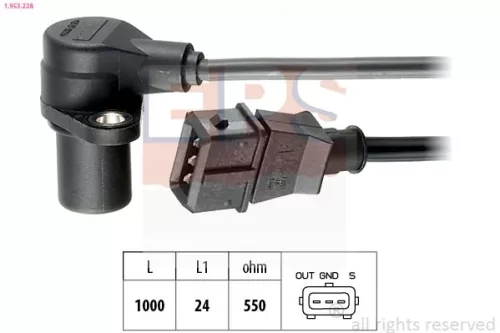 Sensor, crankshaft pulse