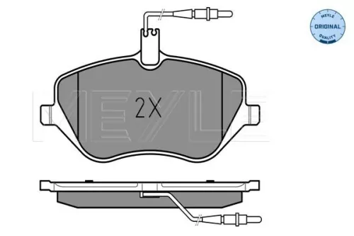 MEYLE Brake Pad Set, disc brake (0252413317/W)