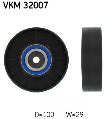 SKF Deflection/Guide Pulley, V-ribbed belt (VKM32007)