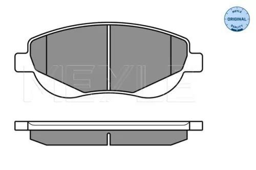 MEYLE Brake Pad Set, disc brake (0252494619/W)