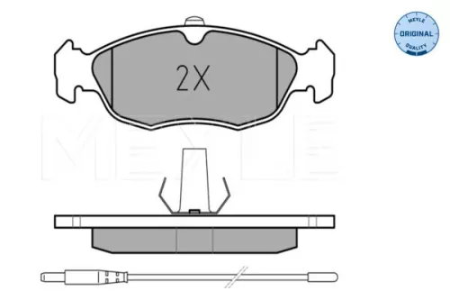 MEYLE Brake Pad Set, disc brake (0252143017/W)