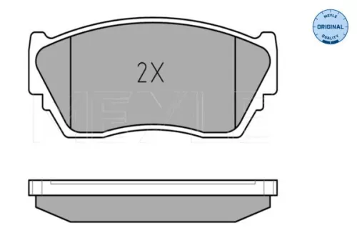 MEYLE Brake Pad Set, disc brake (0252165716/W)