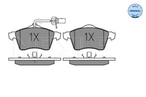 MEYLE Brake Pad Set, disc brake (0252188519/W)