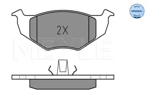 MEYLE Brake Pad Set, disc brake (0252186617)