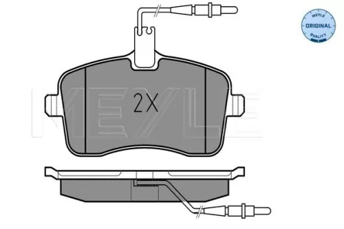MEYLE Brake Pad Set, disc brake (0252413418/W)