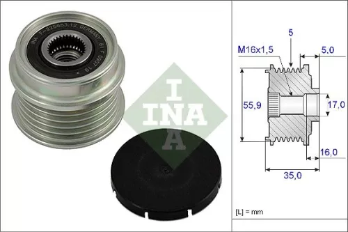 Alternator Freewheel Clutch