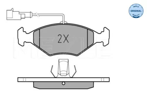 MEYLE Brake Pad Set, disc brake (0252322018/W)