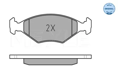 MEYLE Brake Pad Set, disc brake (0252322018/W)