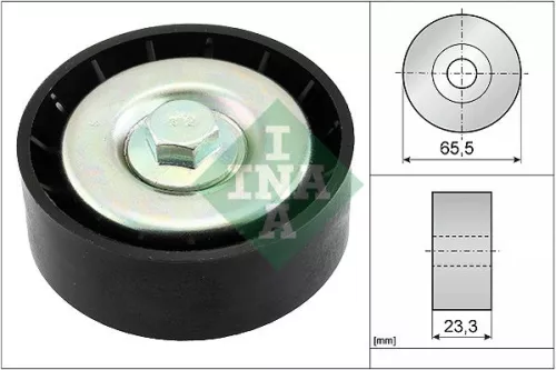 Deflection/Guide Pulley, V-ribbed belt