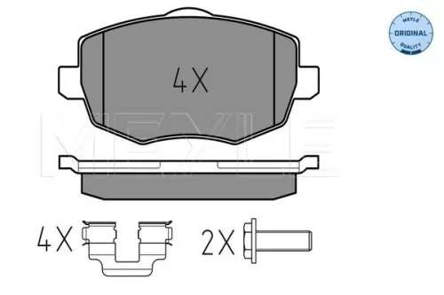 MEYLE Brake Pad Set, disc brake (0252407316)
