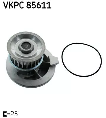 SKF Water Pump, engine cooling (VKPC85611)