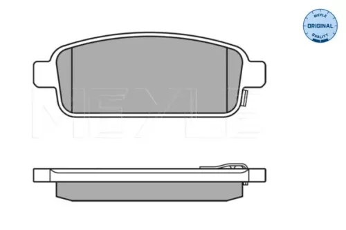 MEYLE Brake Pad Set, disc brake (0252509616/W)