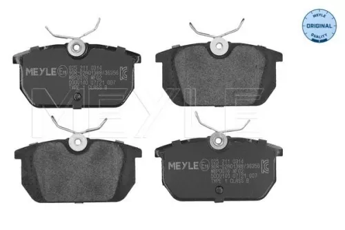 MEYLE Brake Pad Set, disc brake (0252110314)
