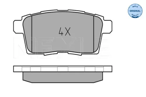 MEYLE Brake Pad Set, disc brake (0252454517)