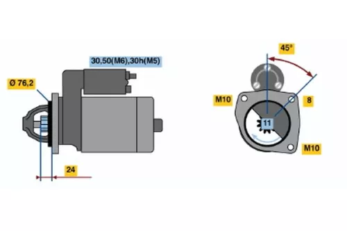 BOSCH Starter (0986022581)